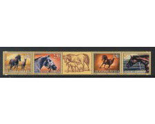 1998- JUGOSLAVIA - FAUNA CAVALLI 4v. - NUOVI - LOTTO/35483
