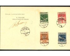1920 - FIUME VEGLIA - LOTTO/39742 - FRANCOBOLLI SOPRASTAMPATI VEGLIA