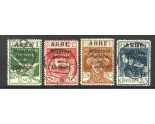 1920 - FIUME ARBE - LOTTO/39744 - FRANCOBOLLI SOPRASTAMPATI  ARBE - USATI