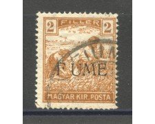 1918 - FIUME - LOTTO/39747 - 2 F. BRUNO - USATO - VARIETA'