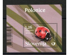 2017 - SLOVENIA - COCCINELLE  FOGLIETTO - NUOVO - LOTTO/34668