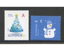 2017 - SLOVENIA - NUOVO ANNO  2v. - NUOVI ADESIVI - LOTTO/34674
