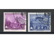 1955 - GERMANIA DDR - FIERA DI LIPSIA 2v. - USATI - LOTTO/36103