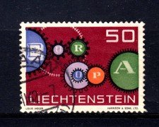1961 - LICHTENSTEIN - 50r. EUROPA - USATO - LOTTO/32123