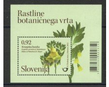 2012 - SLOVENIA - PIANTE DEL GIARDINO BOTANICO  FOGLIETTO - NUOVO - LOTTO/34512