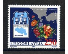 1987 - JUGOSLAVIA - LOTTO/38422 - BALKANFILA - NUOVO