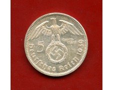 1939 - GERMANIA - 5 MARCHI HINDENBURG ARGENTO - ZECCA A - LOTTO/M30482