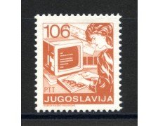 1988 - JUGOSLAVIA - LOTTO/38433 - 106 d. POSTA ORDINARIA - NUOVO