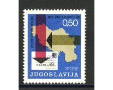 1971 - JUGOSLAVIA - CODICE POSTALE - NUOVO - LOTTO/34797
