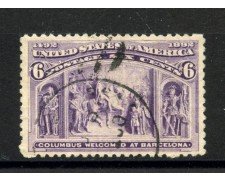 1893 - STATI UNITI - LOTTO/41531 - 6 CENT. ESPOSIZIONE COLOMBIANA - USATO