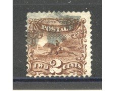 1869- STATI UNITI - LOTTO/40828 - 2 Cent. BRUNO - USATO