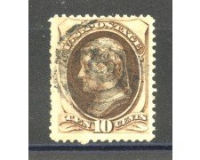 1870 - STATI UNITI - LOTTO/40842 - 10 CENT. BRUNO T.JEFFERSON - USATO