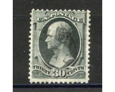 1870 - STATI UNITI - LOTTO/40846 - 30 CENT. NERO A.HAMILTON - USATO