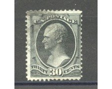 1873 - STATI UNITI - LOTTO/40847 - 30 CENT.  GRIGIO NERO A.HAMILTON - USATO