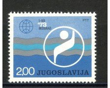 1973 - JUGOSLAVIA - NUOTO E PALLANUOTO  NUOVO - LOTTO/34822