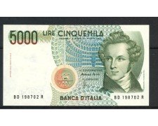 1996 - REPUBBLICA - LOTTO/38460 - 5000 LIRE VINCENZO BELLINI
