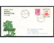 1972 - REPUBBLICA - LOTTO/40323 - PRIMO VOLO ROMA MAURITIUS