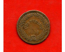 1839 - STATO PONTIFICIO - LOTTO/M47475 - 1 QUATTRINO PAPA GREGORIO XVI°