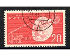 1959 - GERMANIA DDR - ALLUNAGGIO DEL LUNIK 2 - USATO - LOTTO/36166U