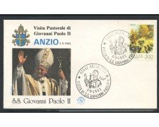 1983 - ITALIA - ANZIO (RM) - VISITA DI S.S. GIOVANNI PAOLO II° - LOTTO/31173