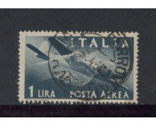 1945 - LOTTO/6008U - REPUBBLICA - 1 LIRA POSTA AEREA USATO