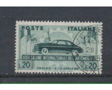 1951 - LOTTO/6135U - REPUBBLICA - XXXIII° SALONE AUTO USATO