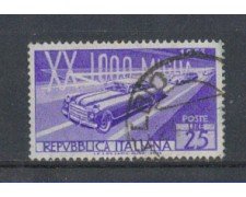 1953 - LOTTO/6197U - REPUBBLICA - MILLE MIGLIA USATO