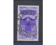 1953 - LOTTO/6198U - REPUBBLICA - MERITO AL LAVORO USATO