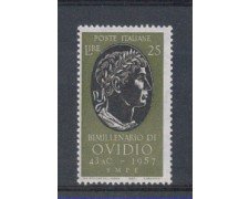 1957 - LOTTO/6311 - REPUBBLICA -25 L. BIMILLENARIO DI OVIDIO