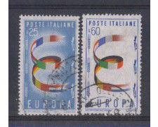 1957 - LOTTO/6319U - REPUBBLICA - EUROPA 2v. USATI