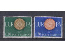 1960 - LOTTO/6362 - REPUBBLICA - EUROPA 2v.