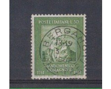 1961 - LOTTO/6397U - REPUBBLICA - G. ROMAGNOSI  USATO