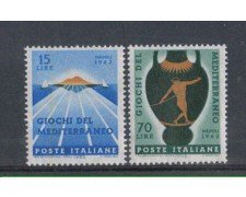 1963 - LOTTO/6419 - REPUBBLICA - GIOCHI DEL MEDITERRANEO