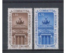 1964 - LOTTO/6433 - REPUBBLICA - EX COMBATTENTI 2v.