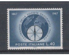 1967 - LOTTO/6460 - REPUBBLICA - SOCIETA' GEOGRAFICA