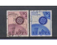 1967 - LOTTO/6463U - REPUBBLICA - EUROPA 2v. USATI