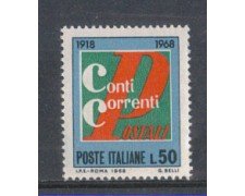 1968 - LOTTO/6511 - REPUBBLICA - CONTI CORRENTI