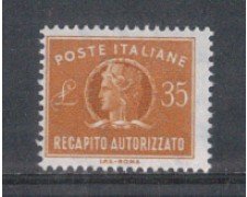 1974 - LOTTO/6620 - REPUBBLICA - 35 L. RECAPITO AUTORIZZATO