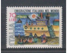 1975 - LOTTO/6630 - REPUBBLICA - EMIGRAZIONE ITALIANA