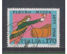 1977 - LOTTO/6658U - REPUBBLICA - PIETRO MICCA - USATO