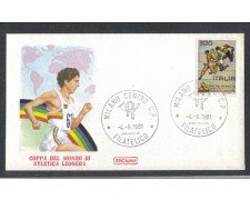 1981 - LOTTO/6747ZA - REPUBBLICA - ATLETICA LEGGERA - FDC