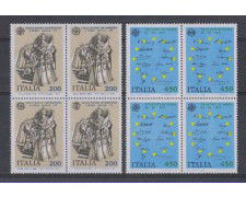 1982 - LOTTO/6764Q - REPUBBLICA - EUROPA - QUARTINE