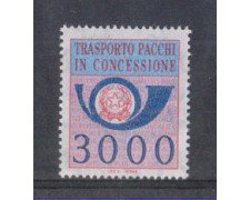 1984 - LOTTO/6820 - REPUBBLICA - 3000 L. PACCO CONCESSIONE - NUOVO