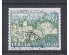 1986 - LOTTO/6858U - REPUBBLICA - VARALLO SACRO MONTE - USATO