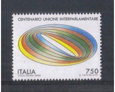 1989 - LOTTO/6925 - REPUBBLICA - UNIONE INTERPARLAMENTARE