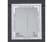 1999 - LOTTO/7221 - REPUBBLICA - LUCIO FONTANA