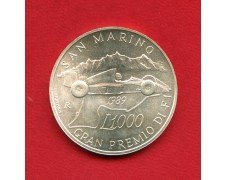 1989 - SAN MARINO - 1000 LIRE ARGENTO GRAN PREMIO FORMULA 1 IMOLA - LOTTO/M33624