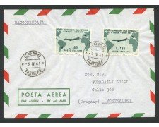 1961 - REPUBBLICA - 185 LIRE VIAGGIO GRONCHI - BUSTA PRIMO GIORNO - LOTTO/31185