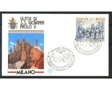 1983 - REPUBBLICA - BUSTA VISITA DI PAPA GIOVANNI PAOLO AlL CONGRESSO EUCARISTICO DI MILANO - LOTTO/31738