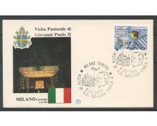1984 - REPUBBLICA - BUSTA VISITA DI PAPA GIOVANNI PAOLO II° A MILANO  CENTRO - LOTTO/31739